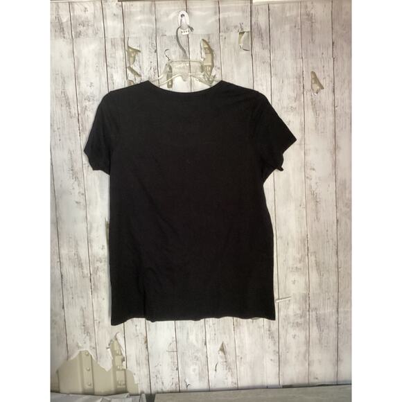 Black Panther Marvel Womens T-Shirt Black Purple Crew Neck 100% Cotton Size 0 - Picture 2 of 9